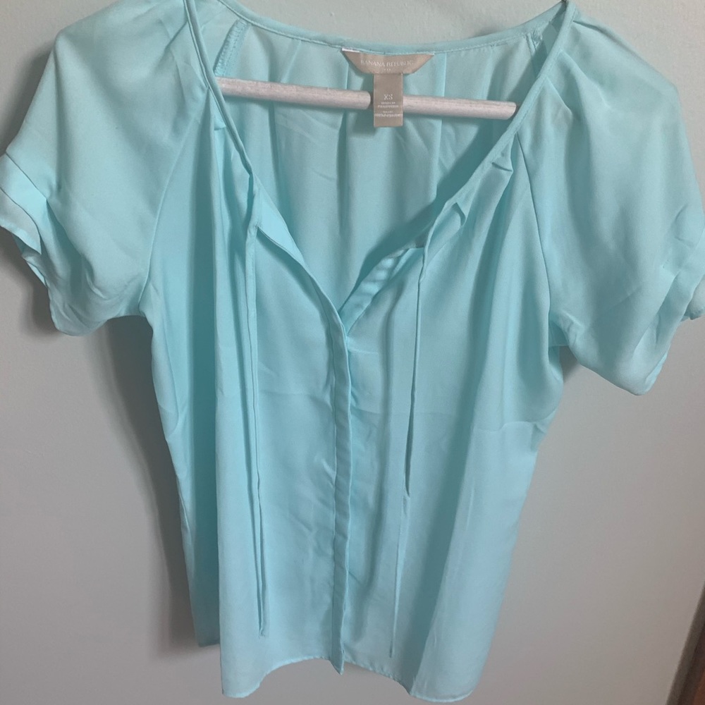 Banana Republic Seafoam blouse